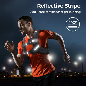 Weight Vest with Reflective Stripe For Workout