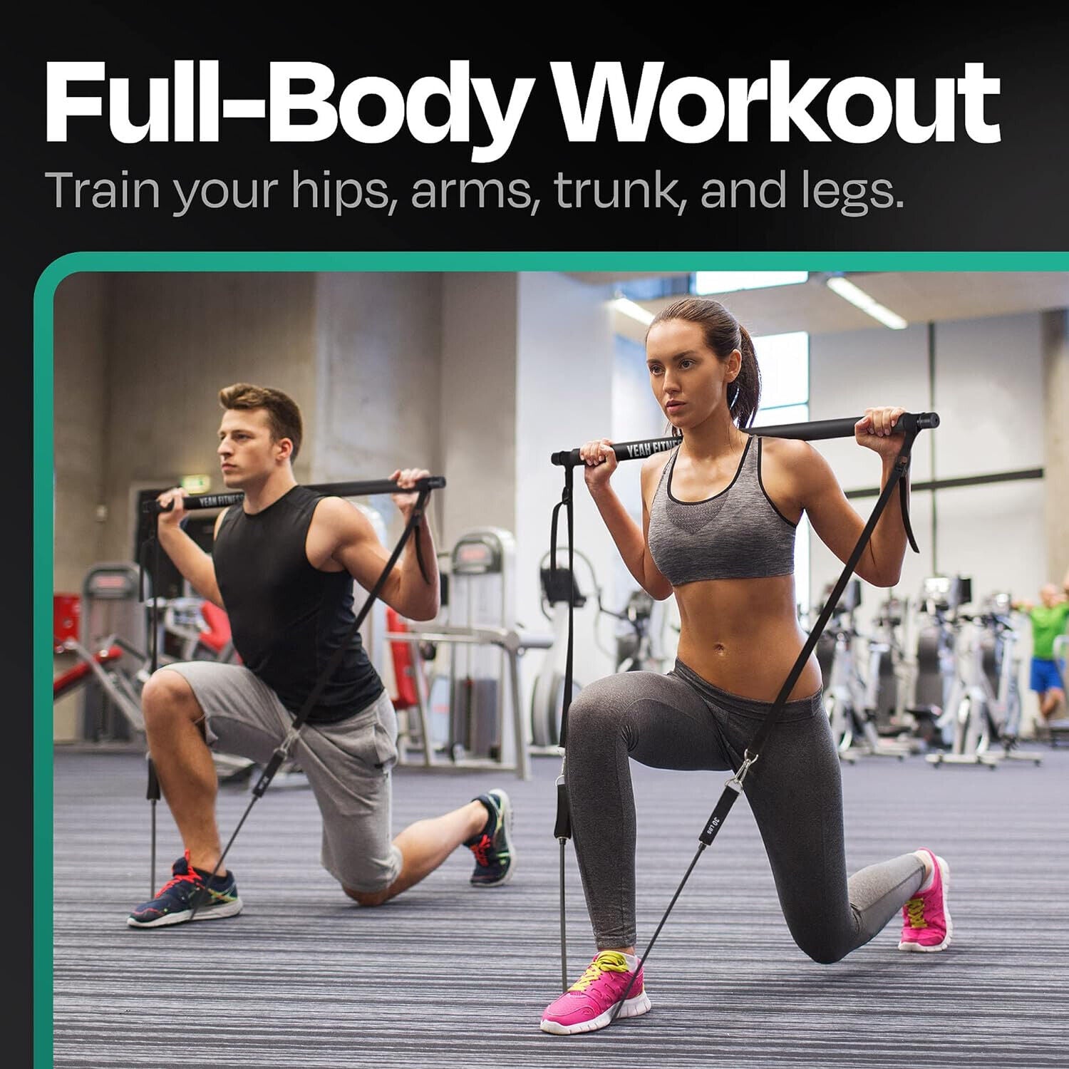 Portable Home Gym Workout Equipment with Resistance Bands 