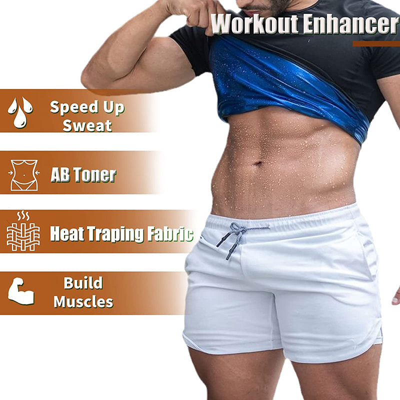 Sauna Sweat Vest Shirt for Men Women