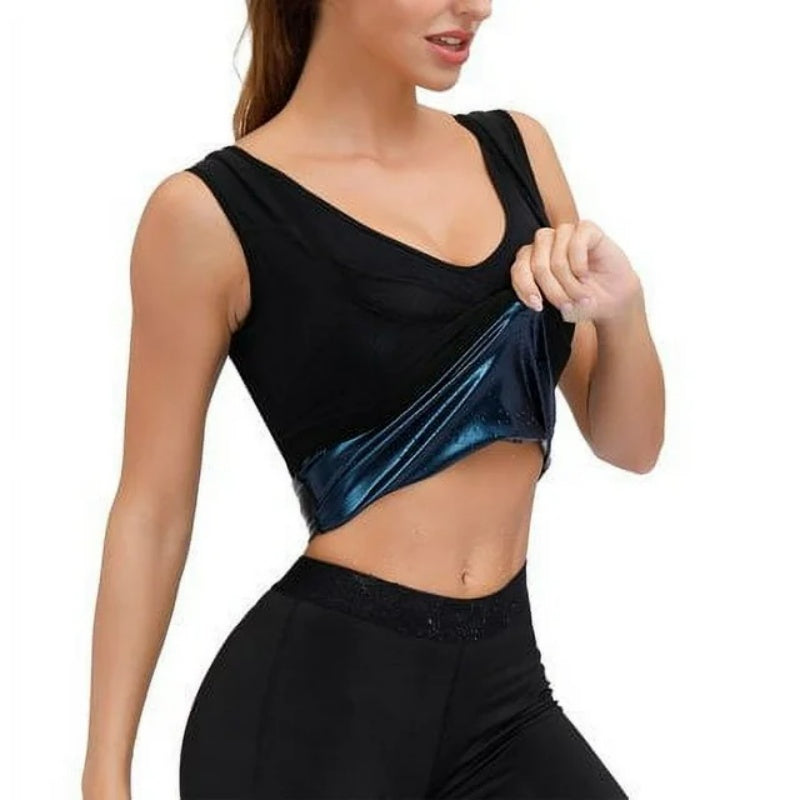 Sauna Sweat Vest Shirt for Men Women