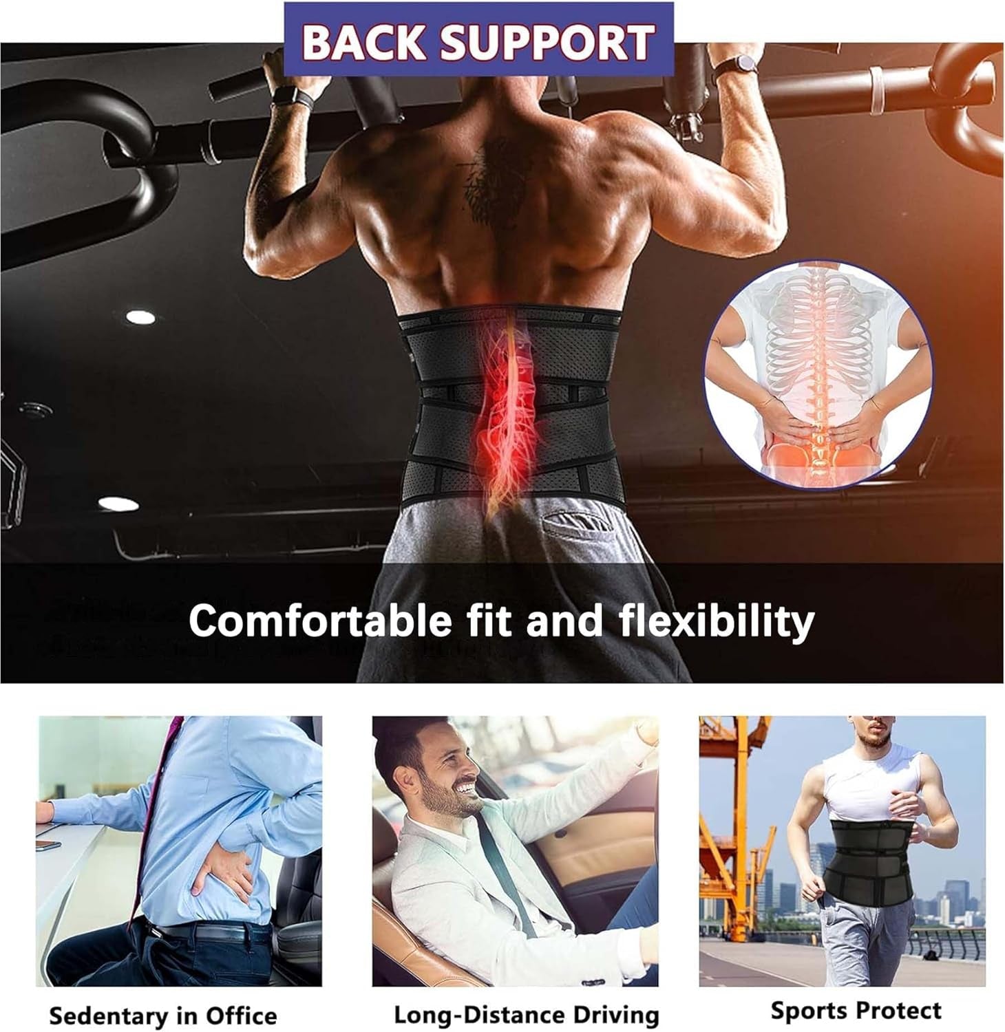 Waist Trainer Trimmer for Men Tummy Control