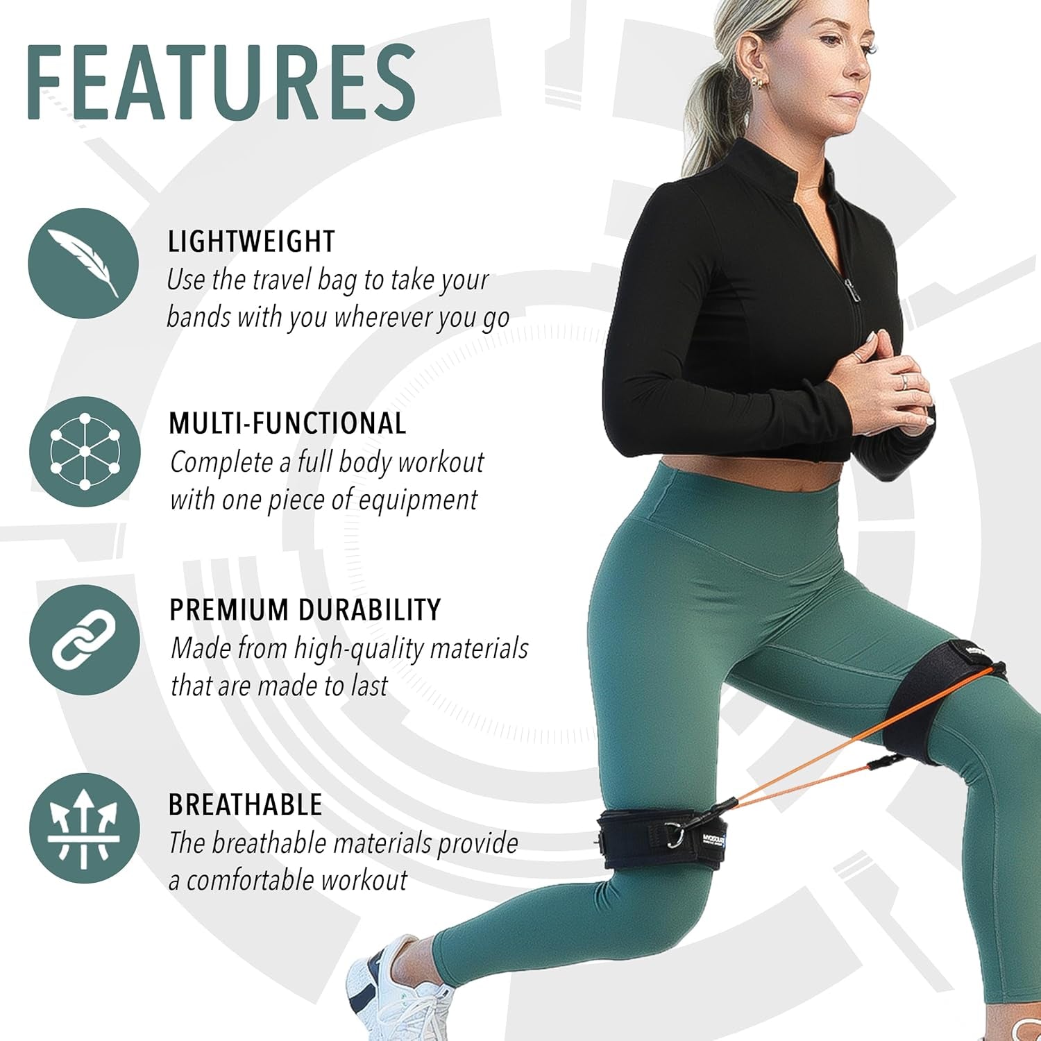 Agility Resistance Bands Fitness Training for All Ages