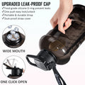Half Gallon Water Bottle with Handle & Straw Leakproof