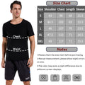 Men's Sauna Suit T-Shirt For Fitness Gym Exercise