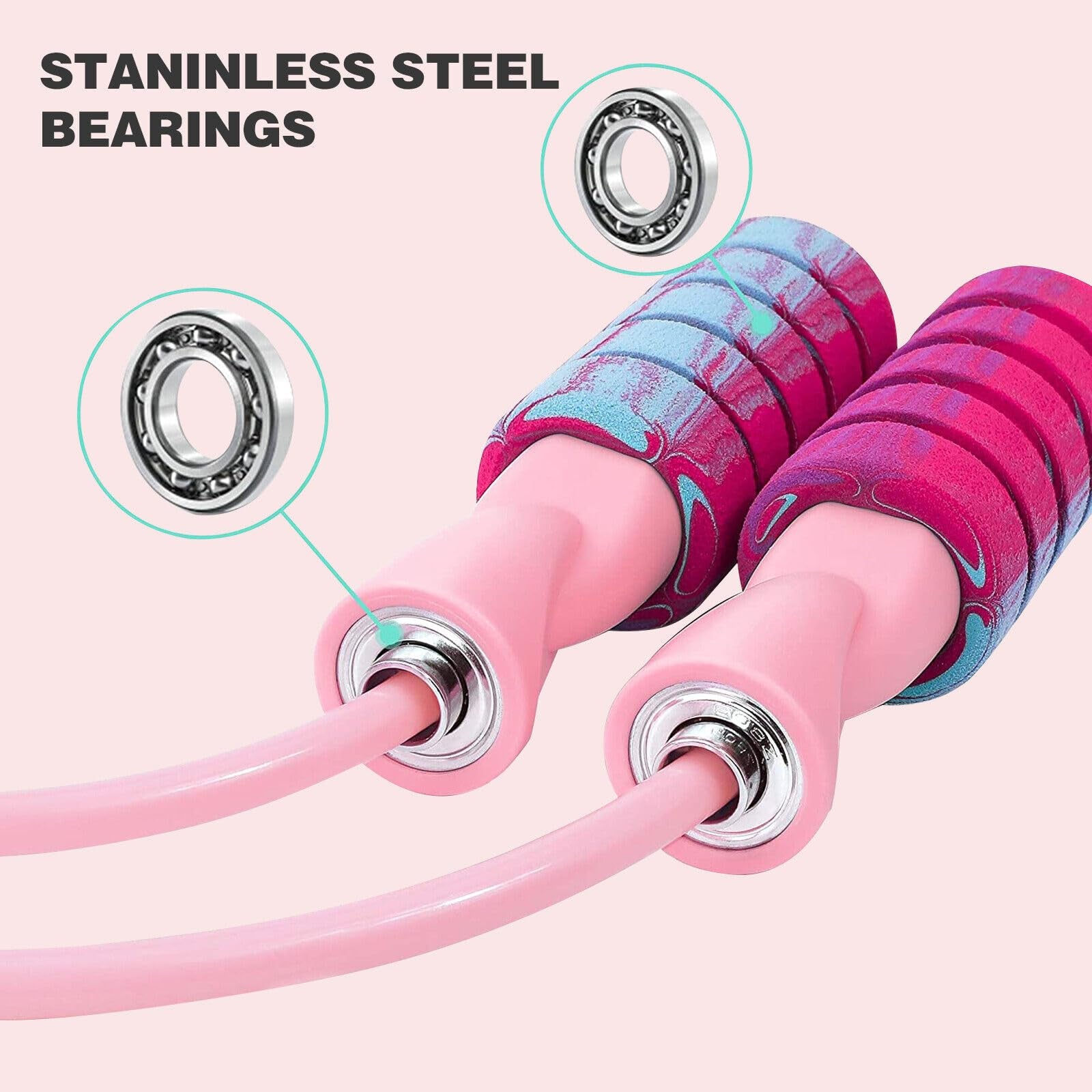 Adjustable Wireless Jump Rope for All Ages