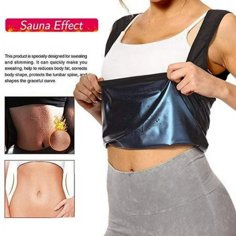 Sauna Sweat Vest Shirt for Men Women