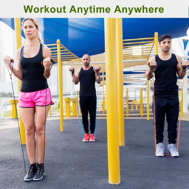 11Pcs Resistance Bands Set Fitness Workout 