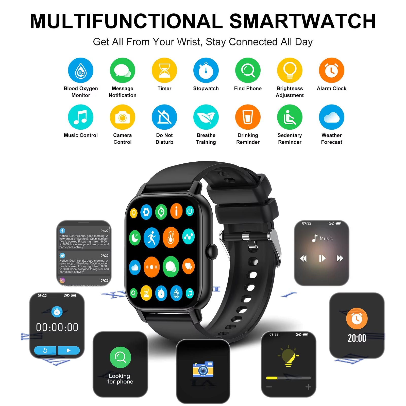 Smart Watch Fitness Watch Activity Tracker
