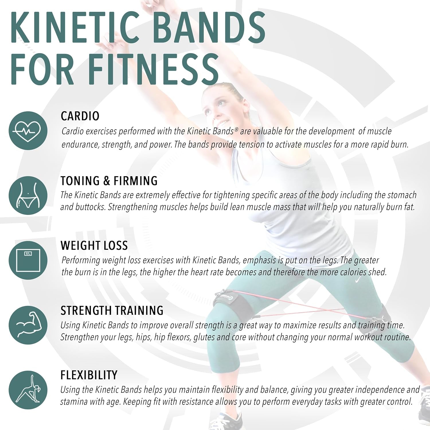 Agility Resistance Bands Fitness Training for All Ages