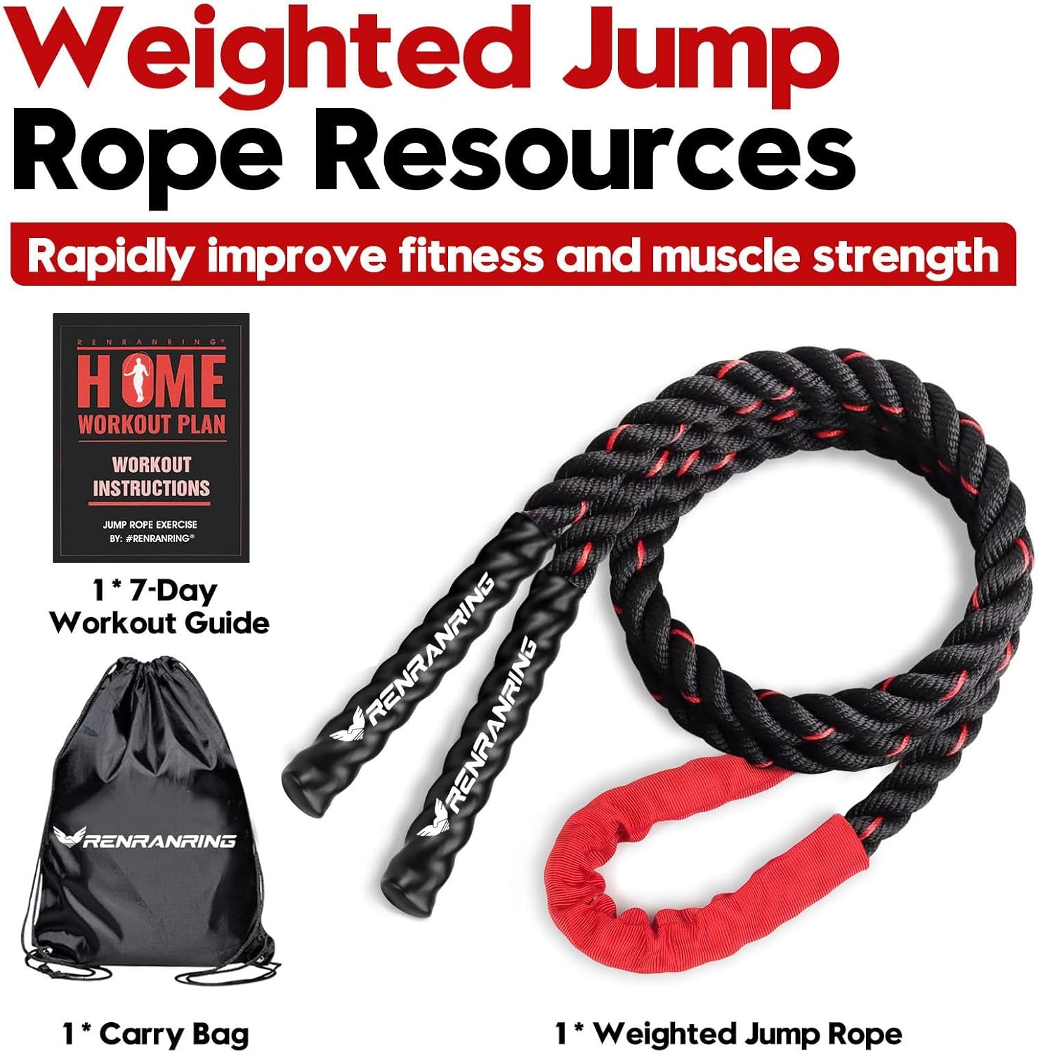 Fitness Weighted Jump Rope For Men and Women