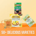 Lemon & Ginger Herbal Tea Bags 50 Count Box