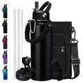 40Oz Insulated Water Bottle with Straw 
