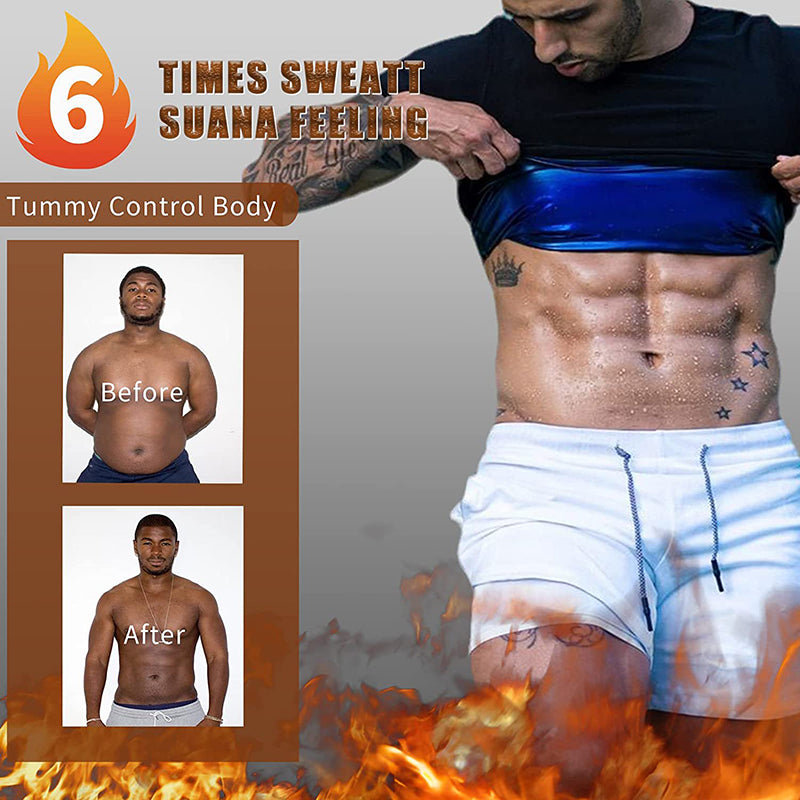 Sauna Sweat Vest Shirt for Men Women