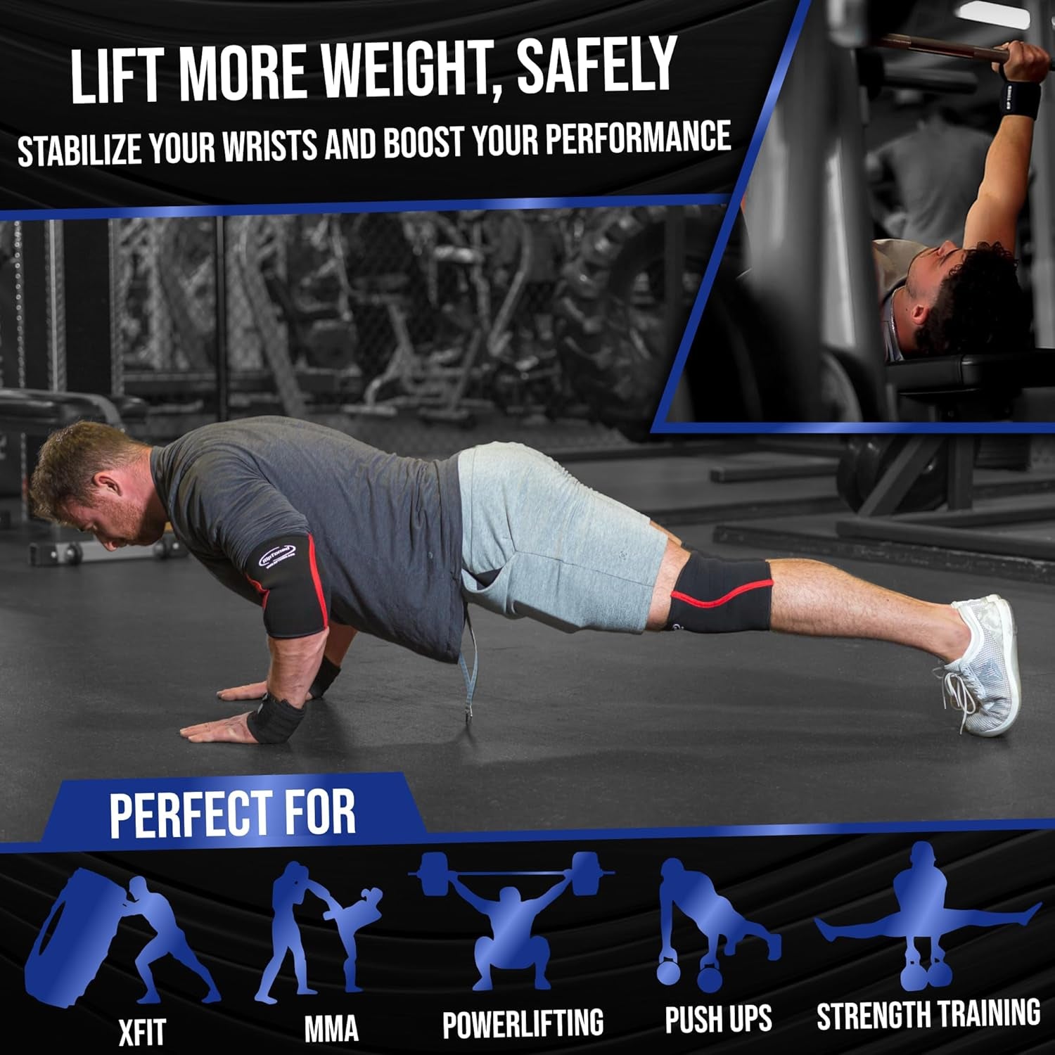 18” Wrist Wraps Weightlifting for Men & Women