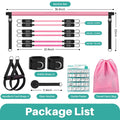 Pilates Bar Kit for Exercise and Fitness for Men & Women