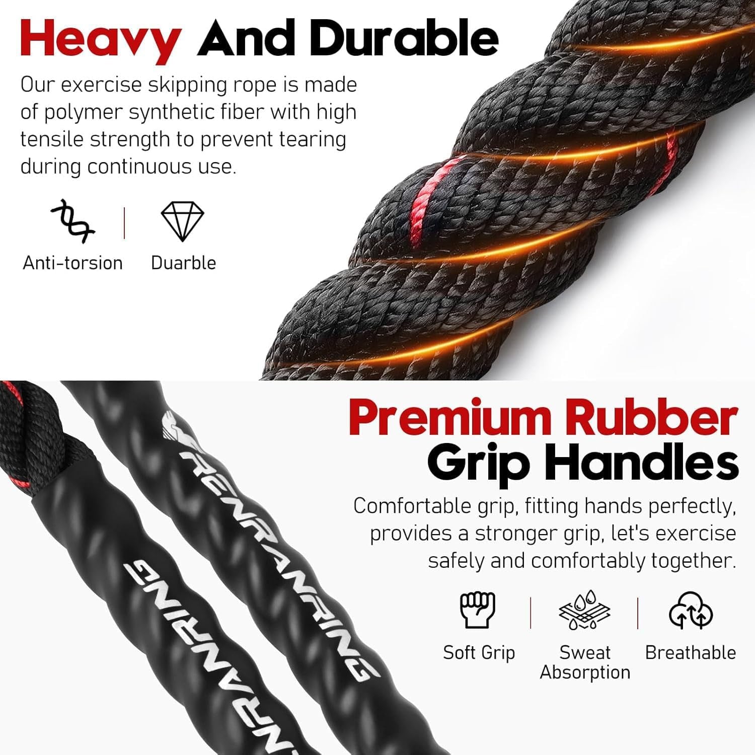 Fitness Weighted Jump Rope For Men and Women
